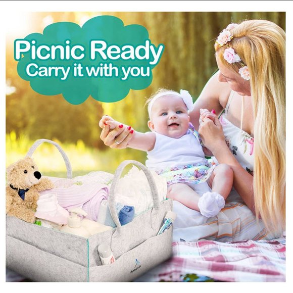 Baby Diaper Caddy Storage Organizer - Picture 8 of 8